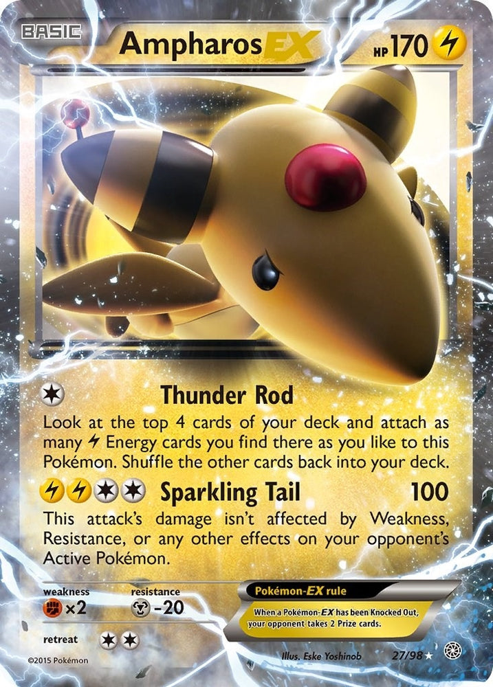 Image for Ampharos EX (27/98) [XY - Ancient Origins]
