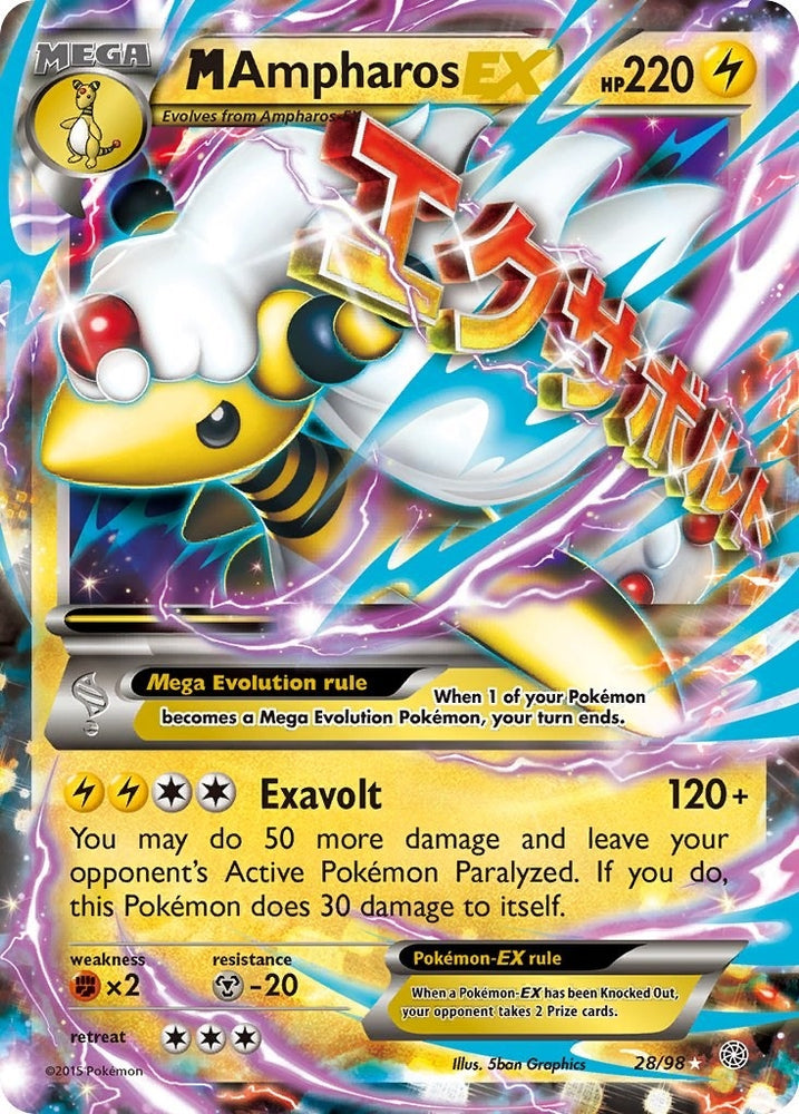 Image for M Ampharos EX (28/98) [XY - Ancient Origins]