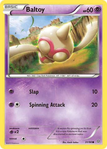Image for Baltoy (31) (31/98) [XY - Ancient Origins]