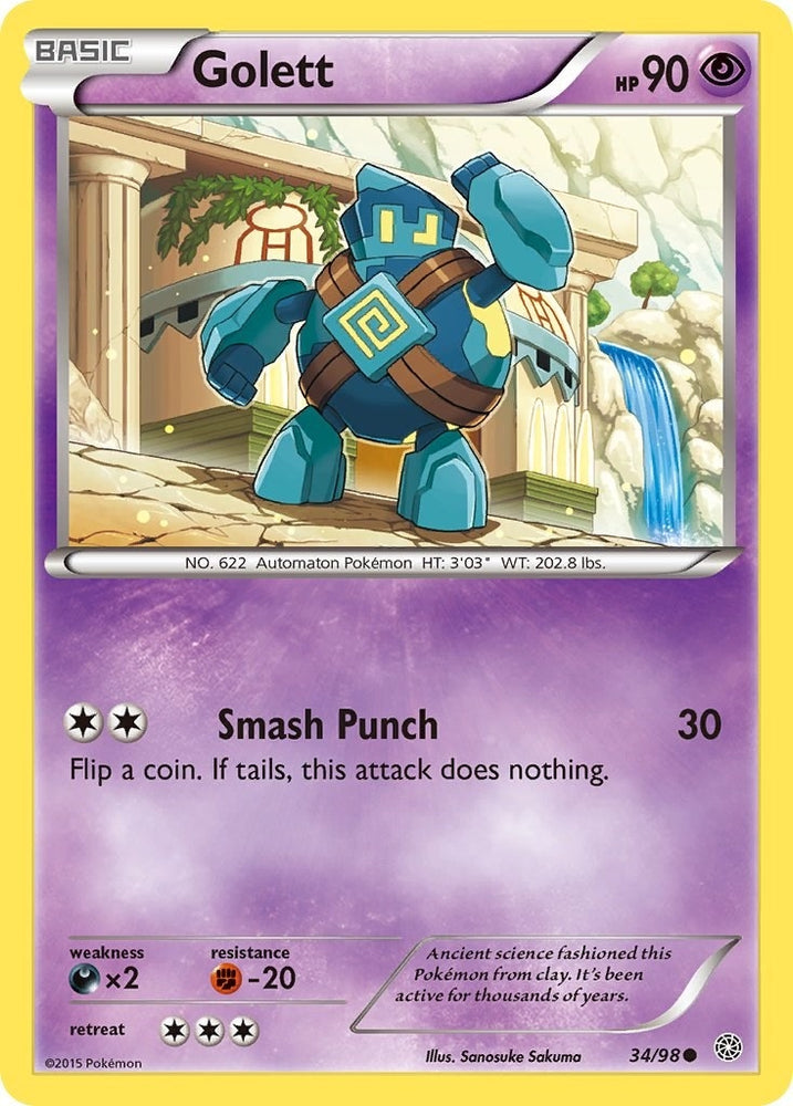 Image for Golett (34/98) [XY - Ancient Origins]