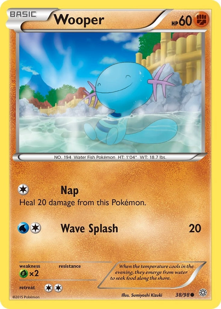 Image for Wooper (38/98) [XY - Ancient Origins]