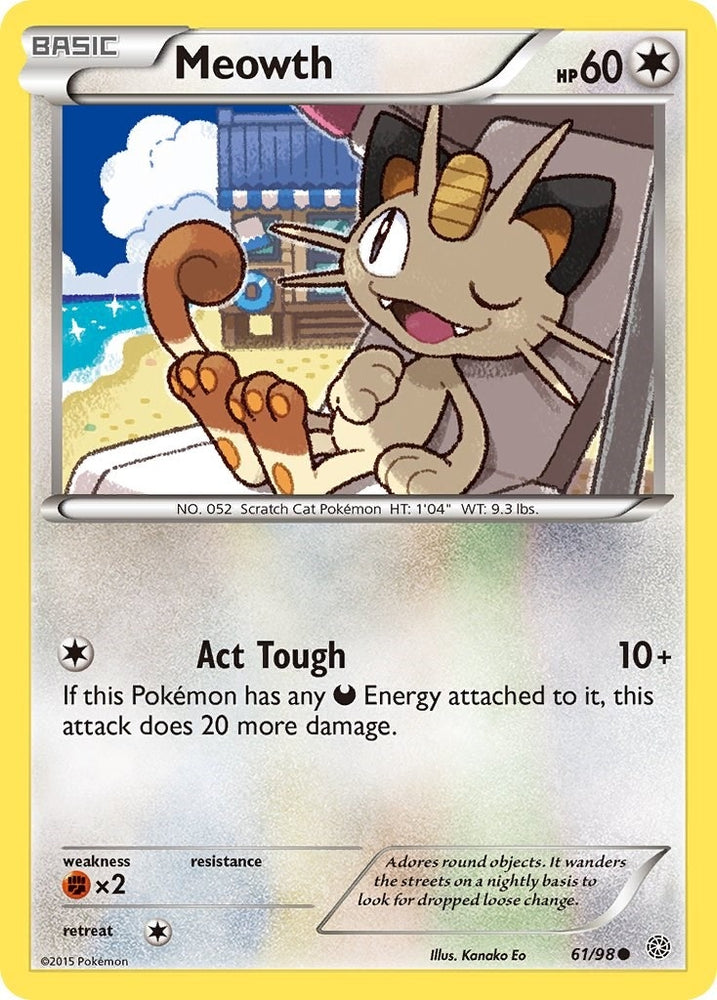 Image for Meowth (61/98) [XY - Ancient Origins]