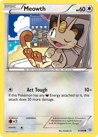 Image for Meowth (61/98) [XY - Ancient Origins]