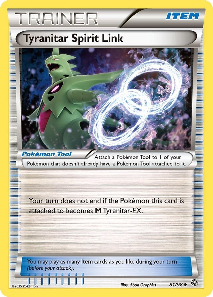 Image for Tyranitar Spirit Link (81/98) [XY - Ancient Origins]
