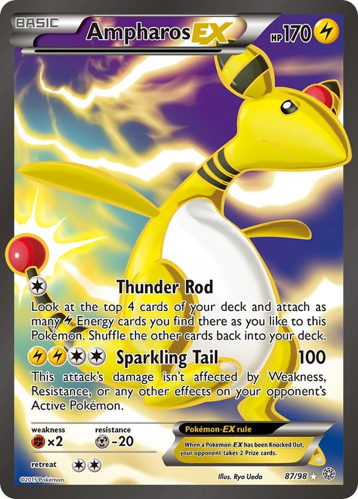 Image for Ampharos EX (87 Full Art) (87/98) [XY - Ancient Origins]