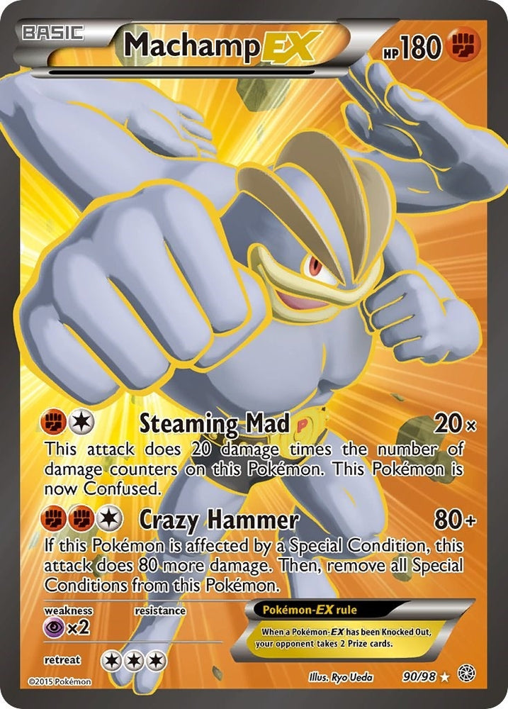 Image for Machamp EX (90 Full Art) (90/98) [XY - Ancient Origins]