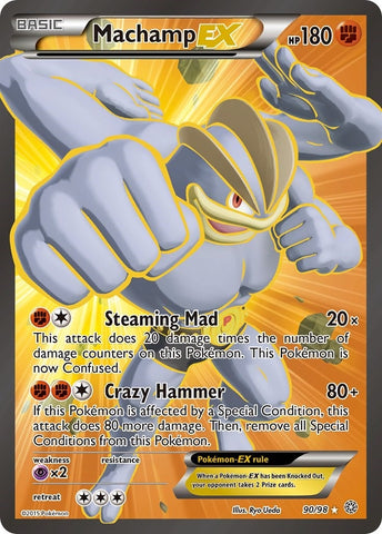 Image for Machamp EX (90 Full Art) (90/98) [XY - Ancient Origins]