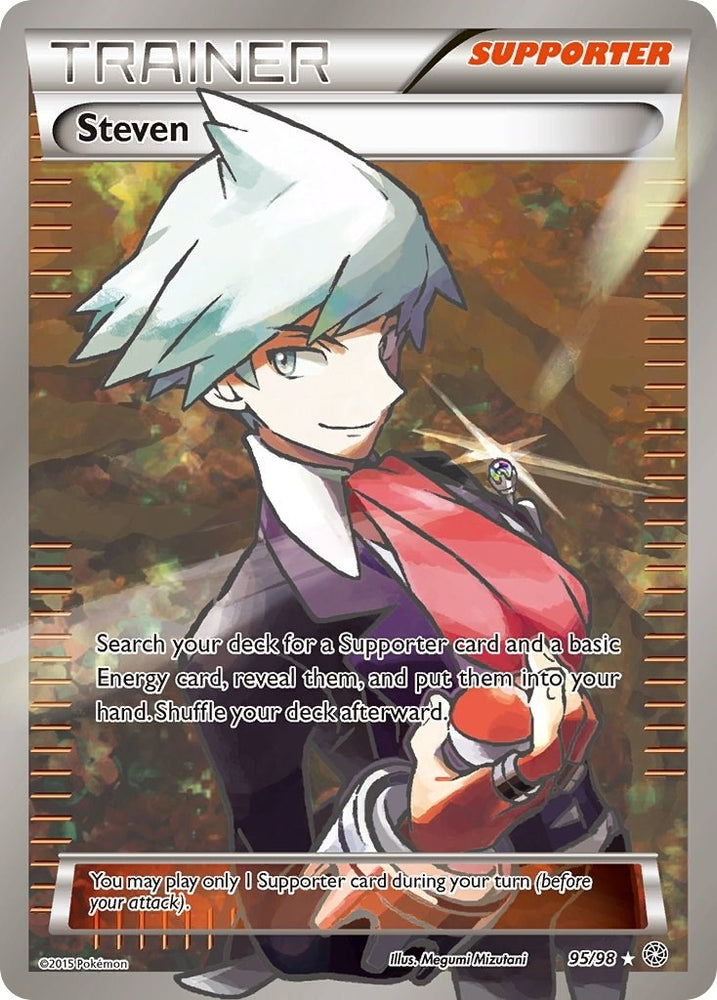 Image for Steven (Full Art) (95/98) [XY - Ancient Origins]