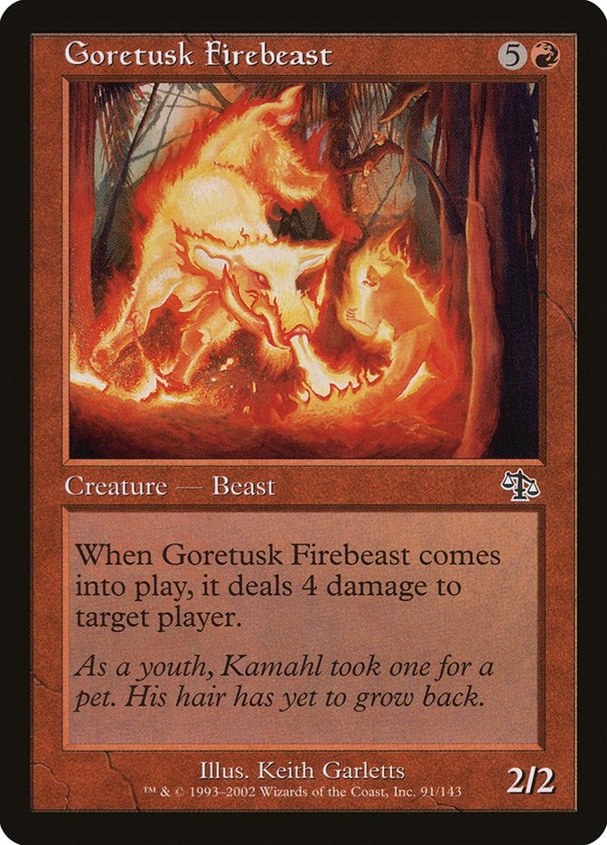 Image for Goretusk Firebeast (91) [Judgment]