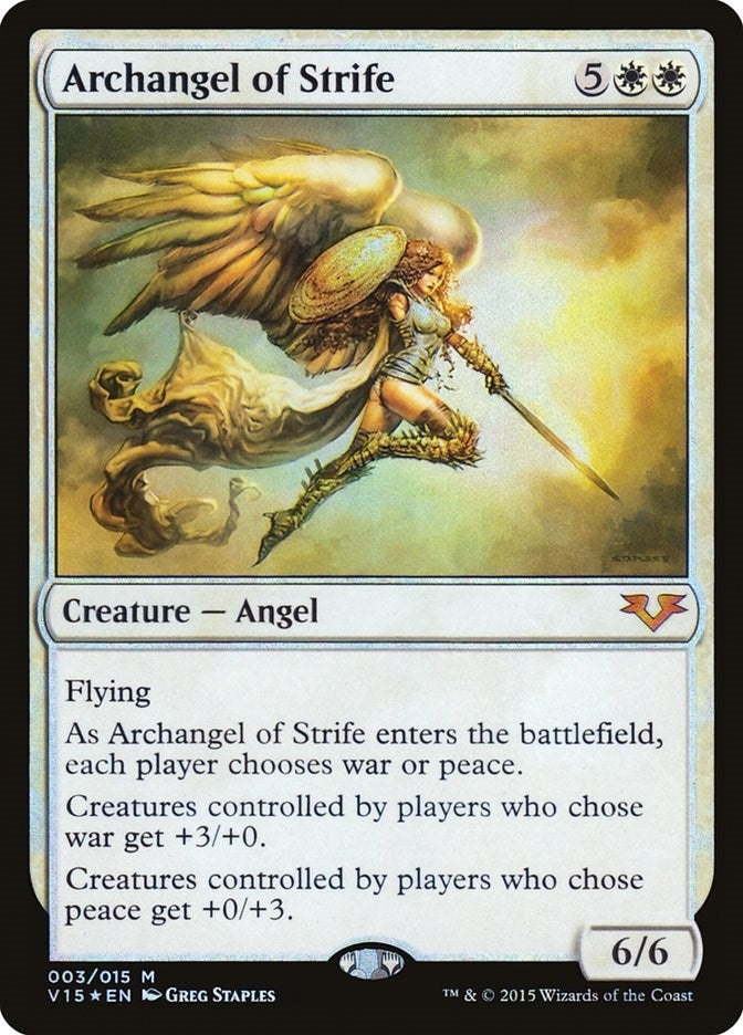 Image for Archangel of Strife (3) [From the Vault: Angels]