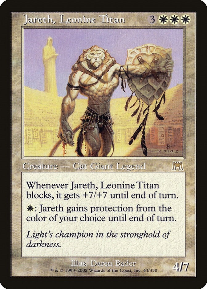 Image for Jareth, Leonine Titan (43) [Onslaught]
