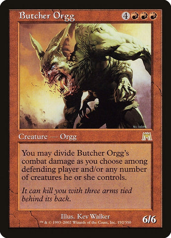 Image for Butcher Orgg (192) [Onslaught]