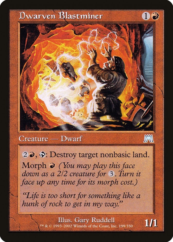 Image for Dwarven Blastminer (199) [Onslaught]