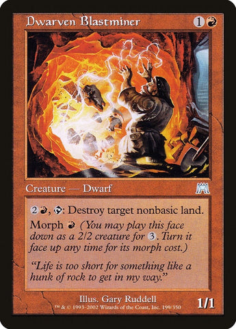 Image for Dwarven Blastminer (199) [Onslaught]