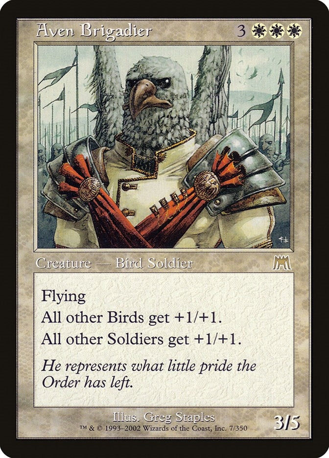 Image for Aven Brigadier (7) [Onslaught]