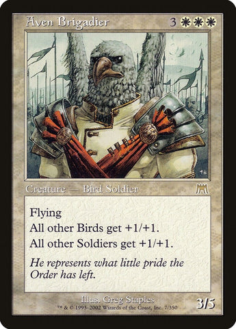Image for Aven Brigadier (7) [Onslaught]