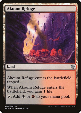 Image for Akoum Refuge (67) [Duel Decks: Zendikar vs. Eldrazi]