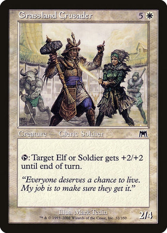 Image for Grassland Crusader (32) [Onslaught]