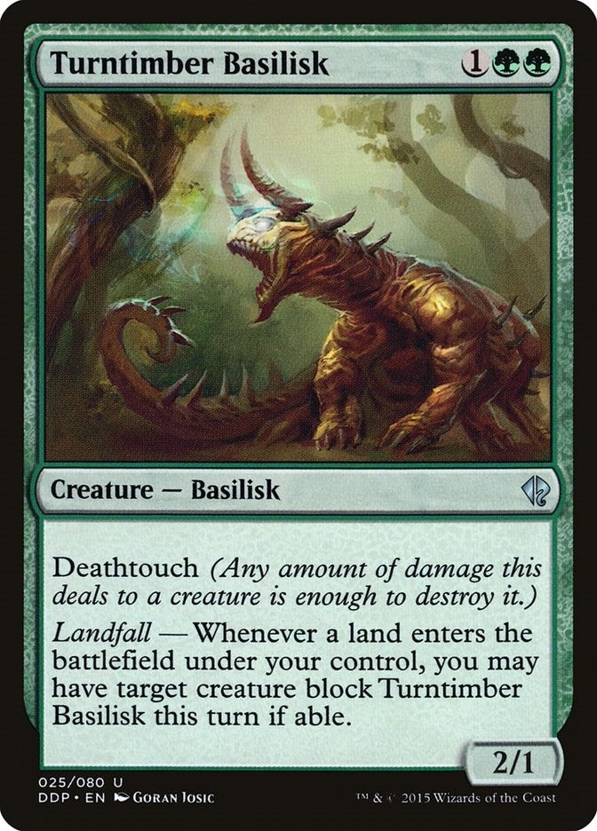 Image for Turntimber Basilisk (25) [Duel Decks: Zendikar vs. Eldrazi]