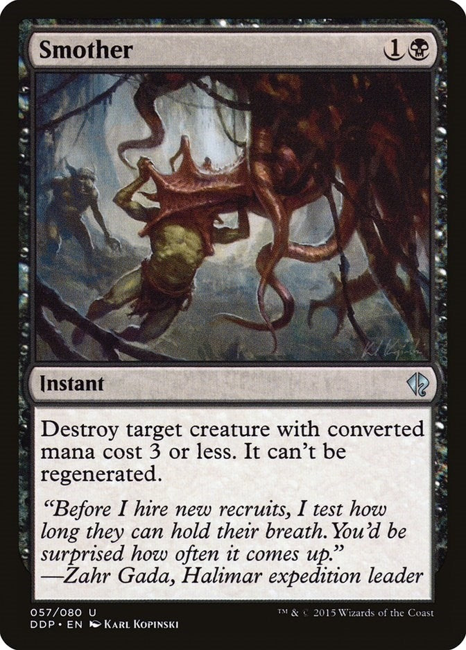 Image for Smother (57) [Duel Decks: Zendikar vs. Eldrazi]