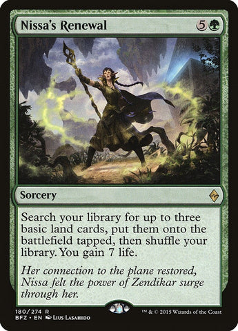 Image for Nissa's Renewal (180) [Battle for Zendikar]