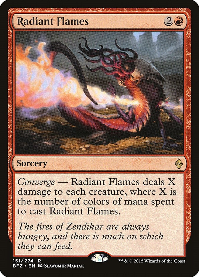 Image for Radiant Flames (151) [Battle for Zendikar]