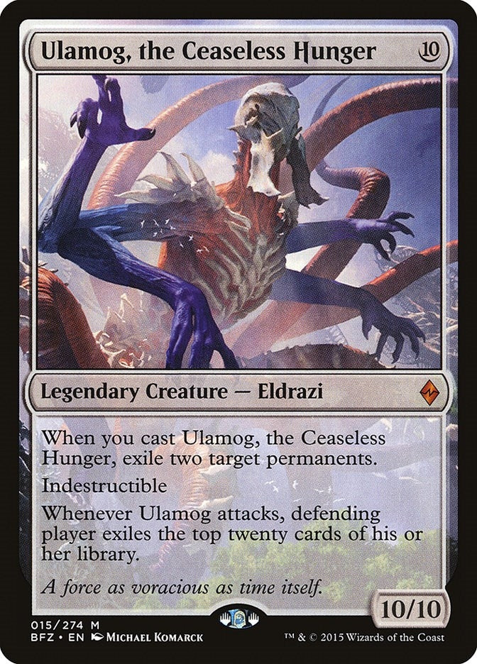 Image for Ulamog, the Ceaseless Hunger (15) [Battle for Zendikar]