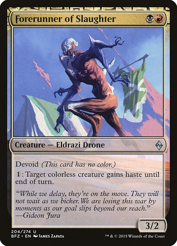 Image for Forerunner of Slaughter (204) [Battle for Zendikar]
