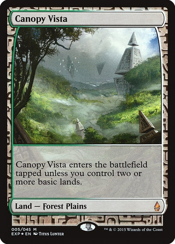 Image for Canopy Vista (5) [Zendikar Expeditions]