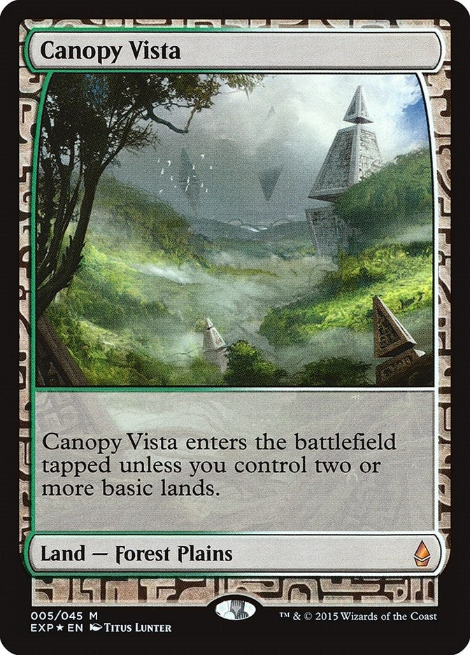 Image for Canopy Vista (5) [Zendikar Expeditions]