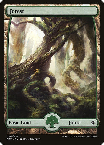 Image for Forest (270) - Full Art (270) [Battle for Zendikar]