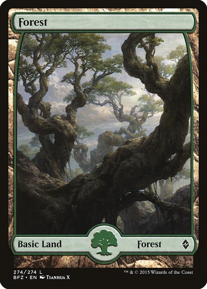 Image for Forest (274) - Full Art (274) [Battle for Zendikar]