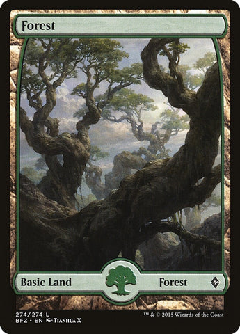 Image for Forest (274) - Full Art (274) [Battle for Zendikar]