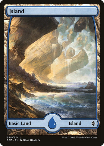 Image for Island (255) - Full Art (255) [Battle for Zendikar]