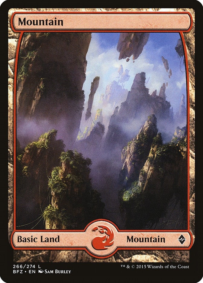 Image for Mountain (266) - Full Art (266) [Battle for Zendikar]