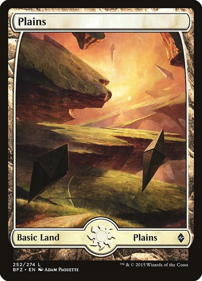 Image for Plains (252) - Full Art (252) [Battle for Zendikar]