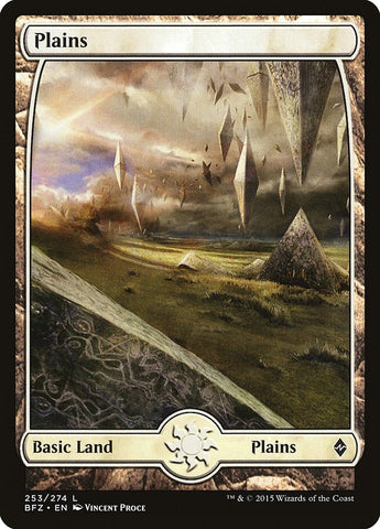 Image for Plains (253) - Full Art (253) [Battle for Zendikar]