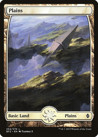 Image for Plains (254) - Full Art (254) [Battle for Zendikar]