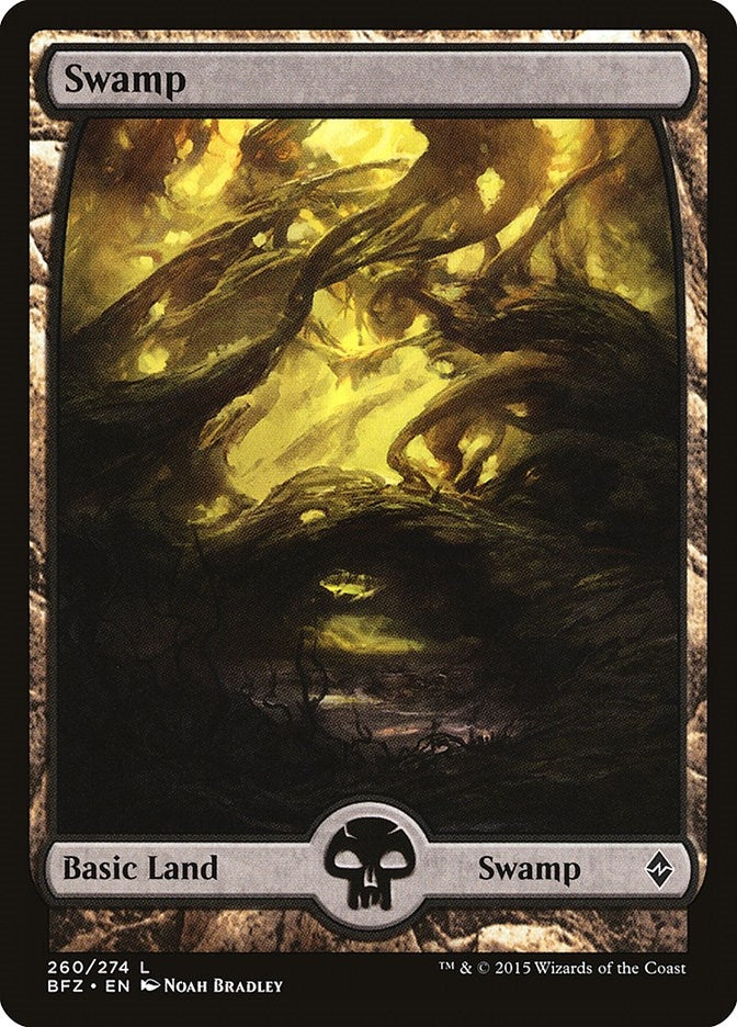 Image for Swamp (260) - Full Art (260) [Battle for Zendikar]