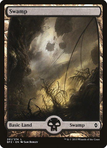 Image for Swamp (261) - Full Art (261) [Battle for Zendikar]