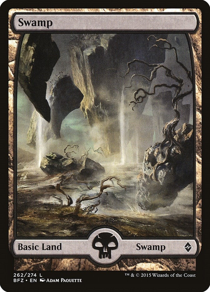 Image for Swamp (262) - Full Art (262) [Battle for Zendikar]