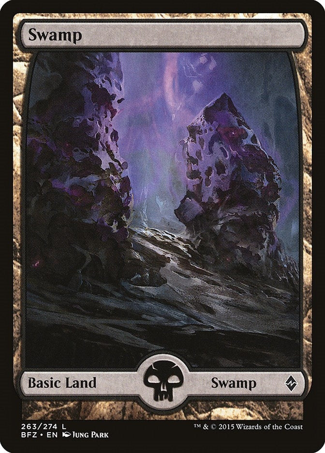 Image for Swamp (263) - Full Art (263) [Battle for Zendikar]