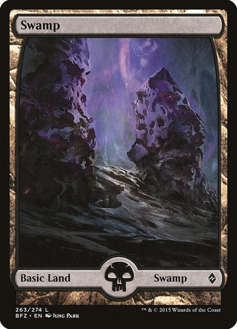 Image for Swamp (263) - Full Art (263) [Battle for Zendikar]