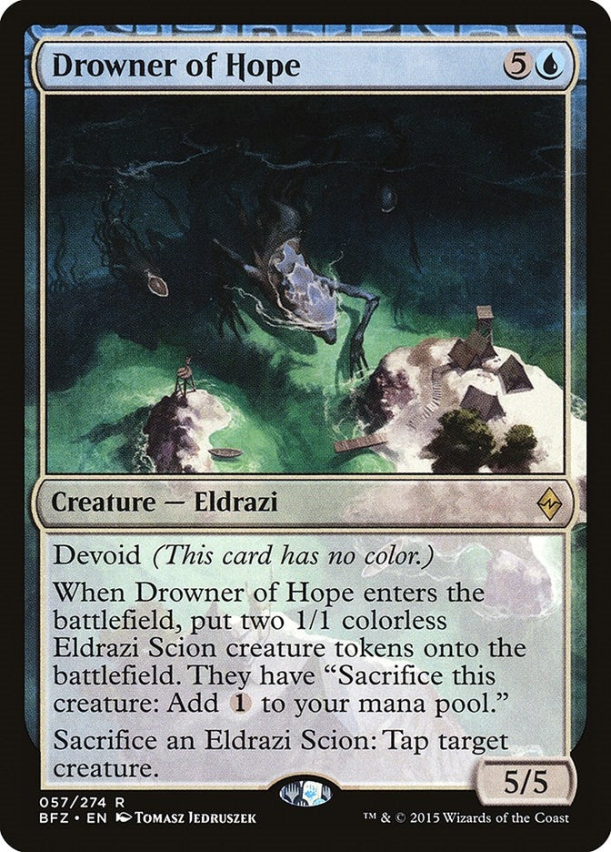 Image for Drowner of Hope (57) [Battle for Zendikar]