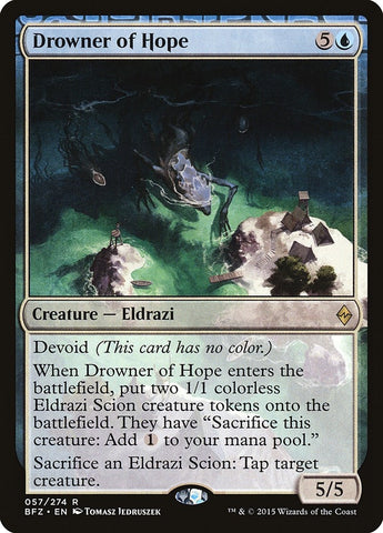 Image for Drowner of Hope (57) [Battle for Zendikar]