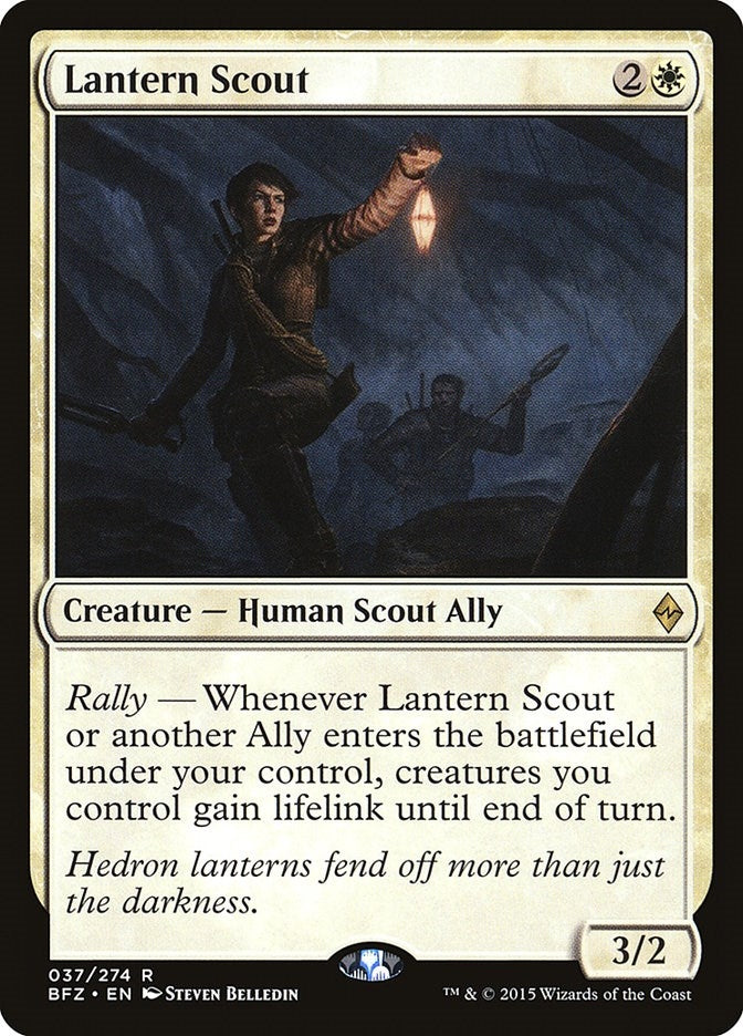 Image for Lantern Scout (37) [Battle for Zendikar]