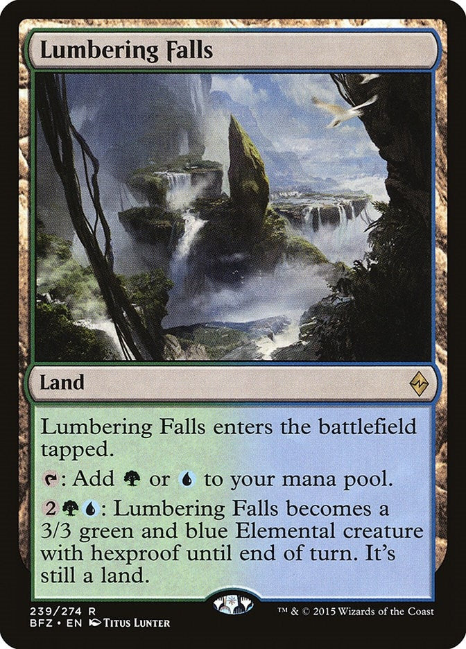 Image for Lumbering Falls (239) [Battle for Zendikar]