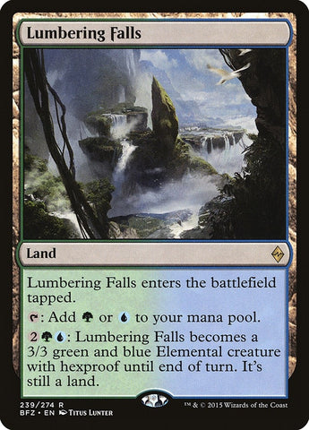 Image for Lumbering Falls (239) [Battle for Zendikar]