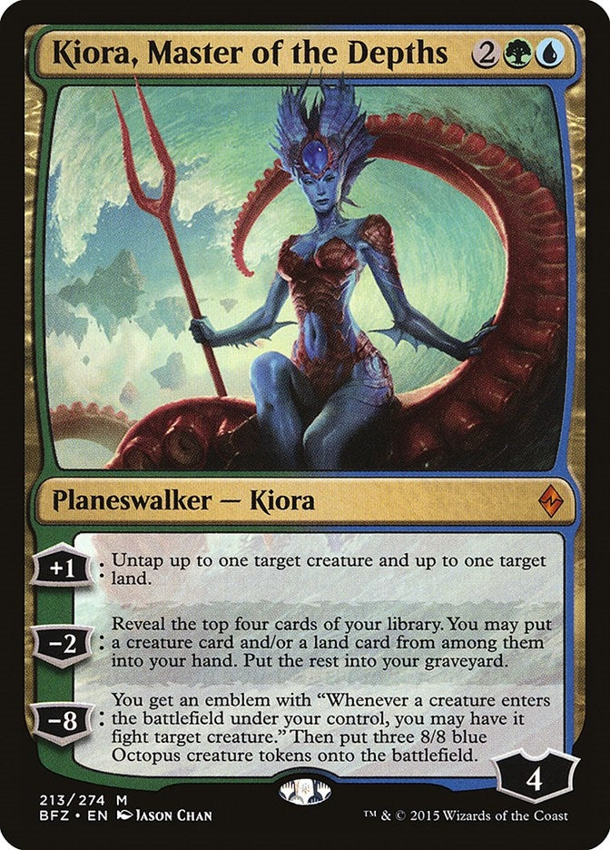 Image for Kiora, Master of the Depths (213) [Battle for Zendikar]