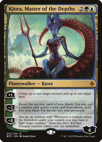 Image for Kiora, Master of the Depths (213) [Battle for Zendikar]